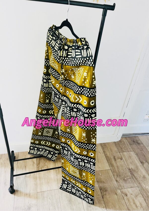 Pantalon en Wax - Taille ajustable -  coupe Large – Image 2