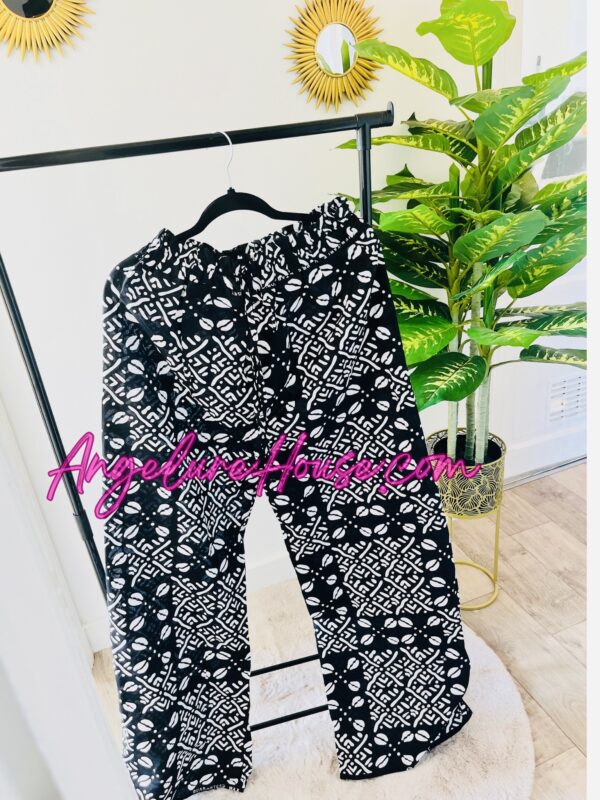 Pantalon Wax Tendance- Taille ajustable coupe large – Image 2