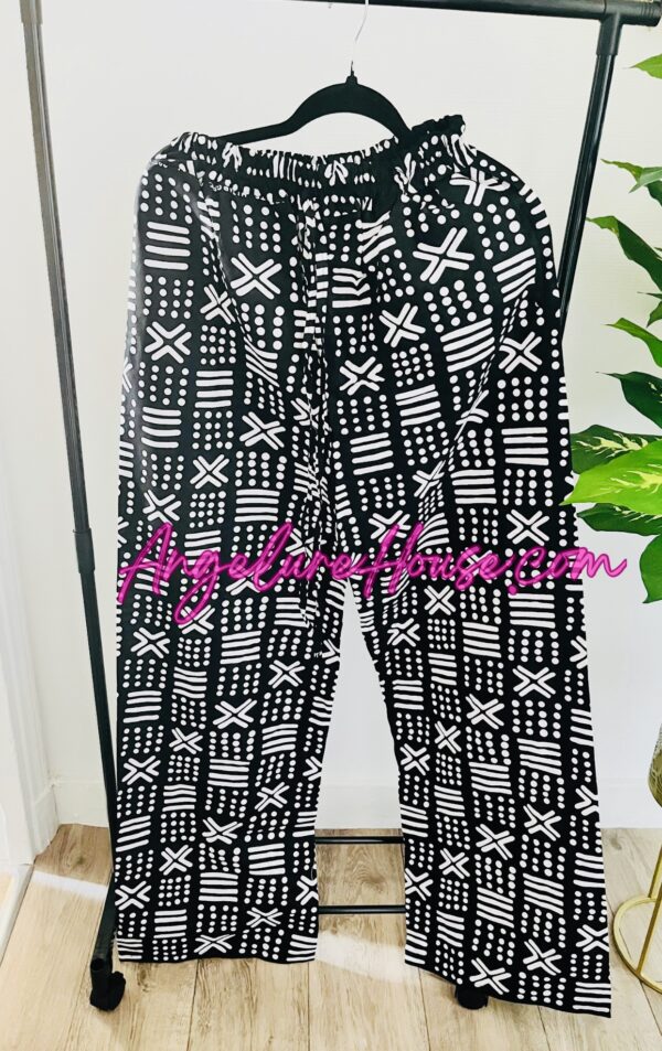 Pantalon Wax Tendance- Taille ajustable coupe large – Image 2