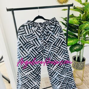 Pantalon en Wax - Taille ajustable coupe large