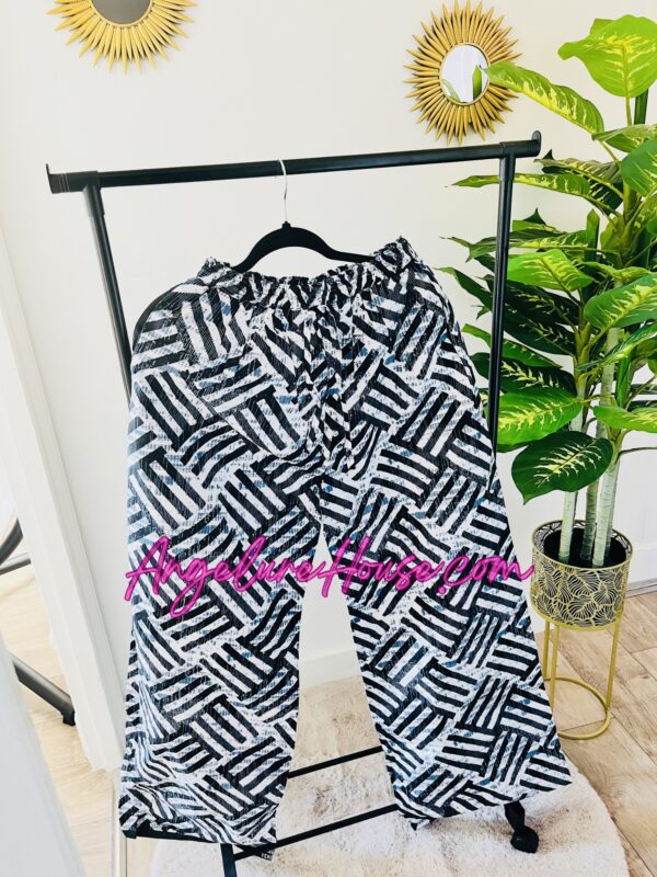 Pantalon en Wax - Taille ajustable coupe large