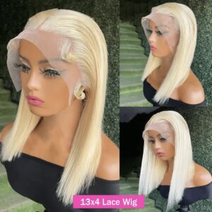 Perruque Bob carré blonde