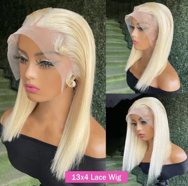 Perruque Bob carré blonde