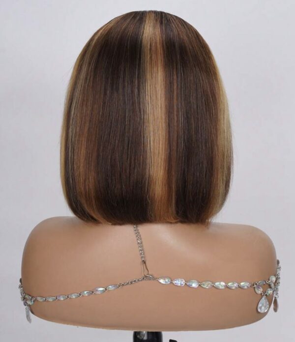 Perruque Bob carré Marron ombré – Image 2